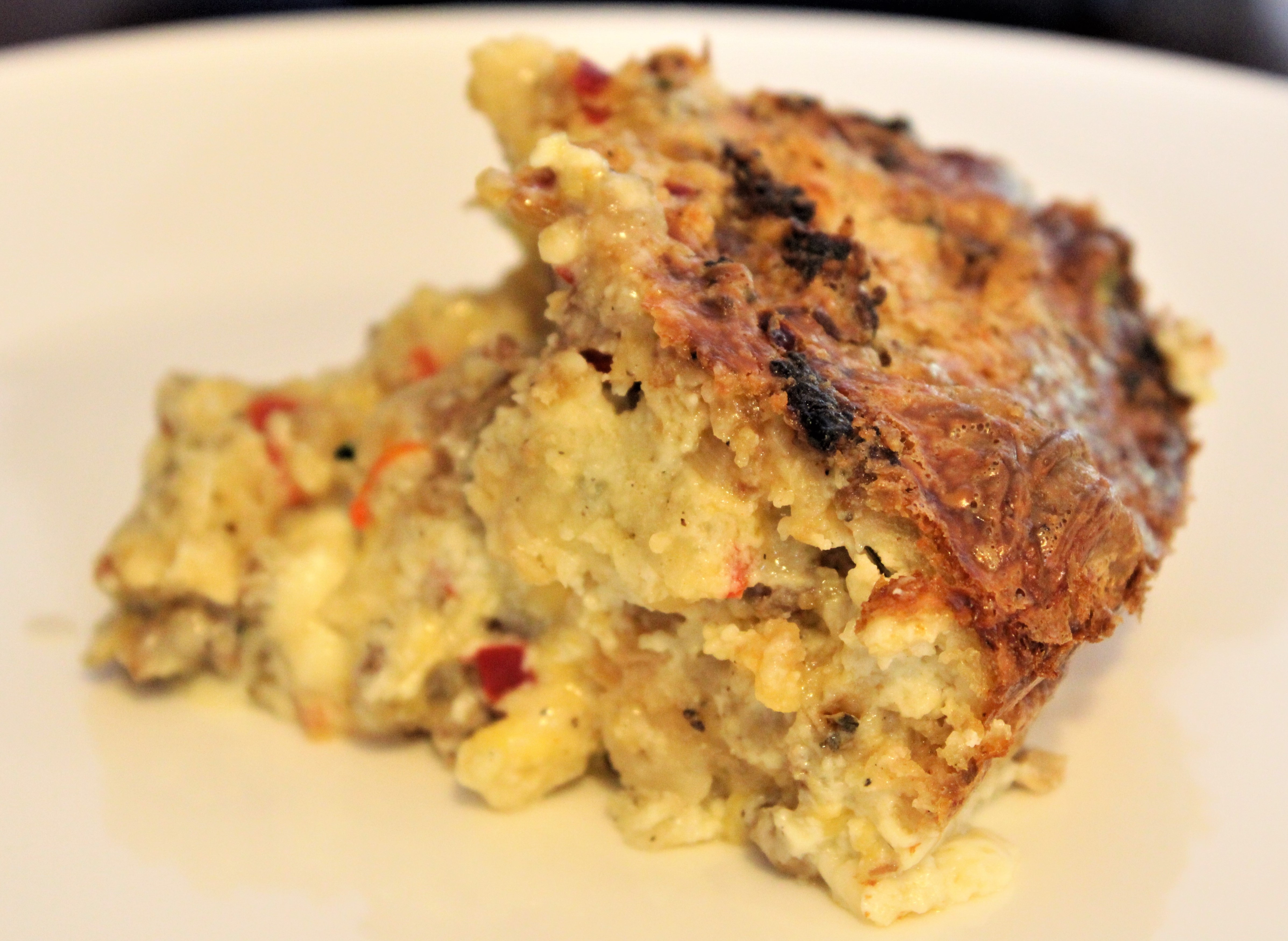 Sausage and Biscuit Strata