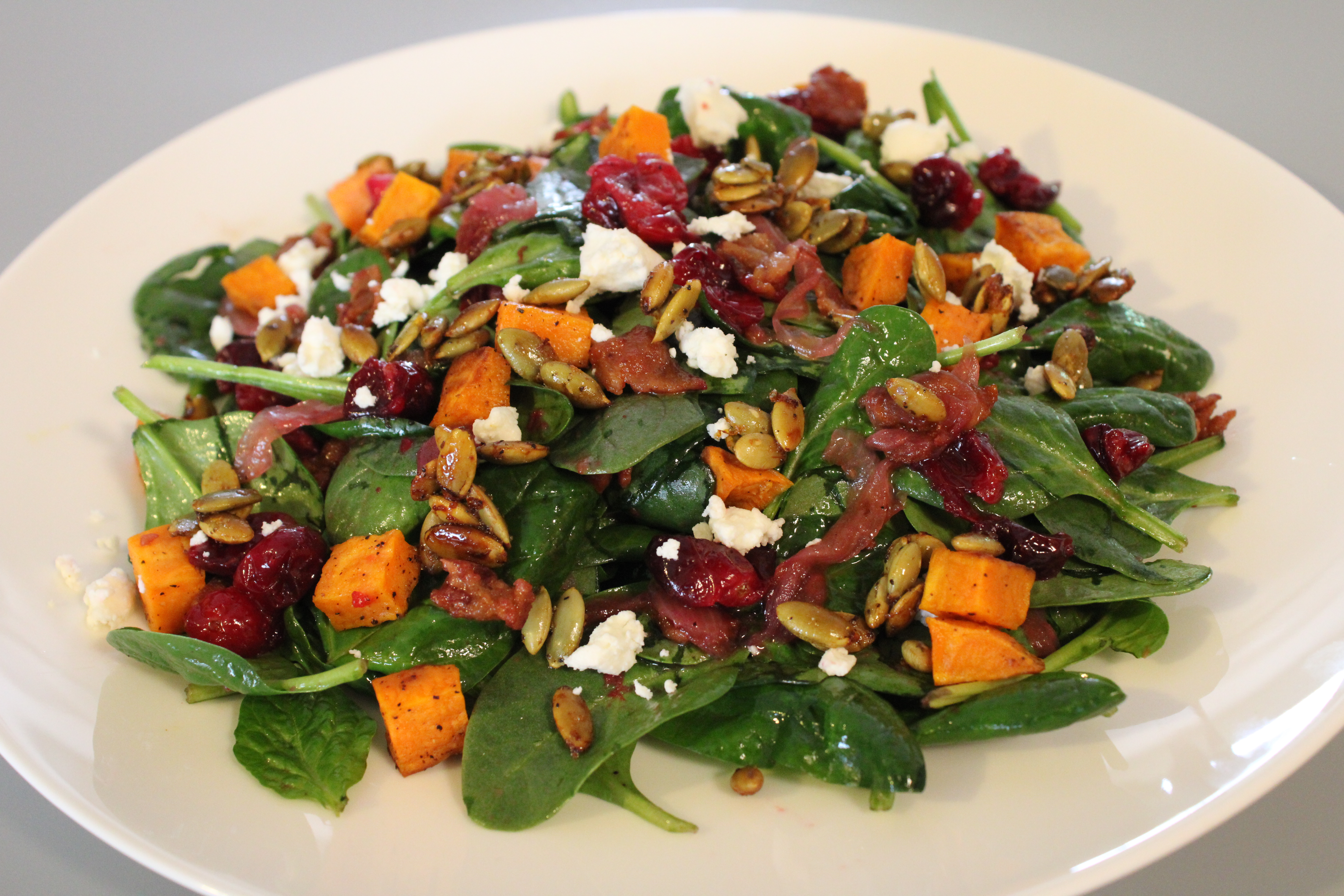 Warm Spinach Salad