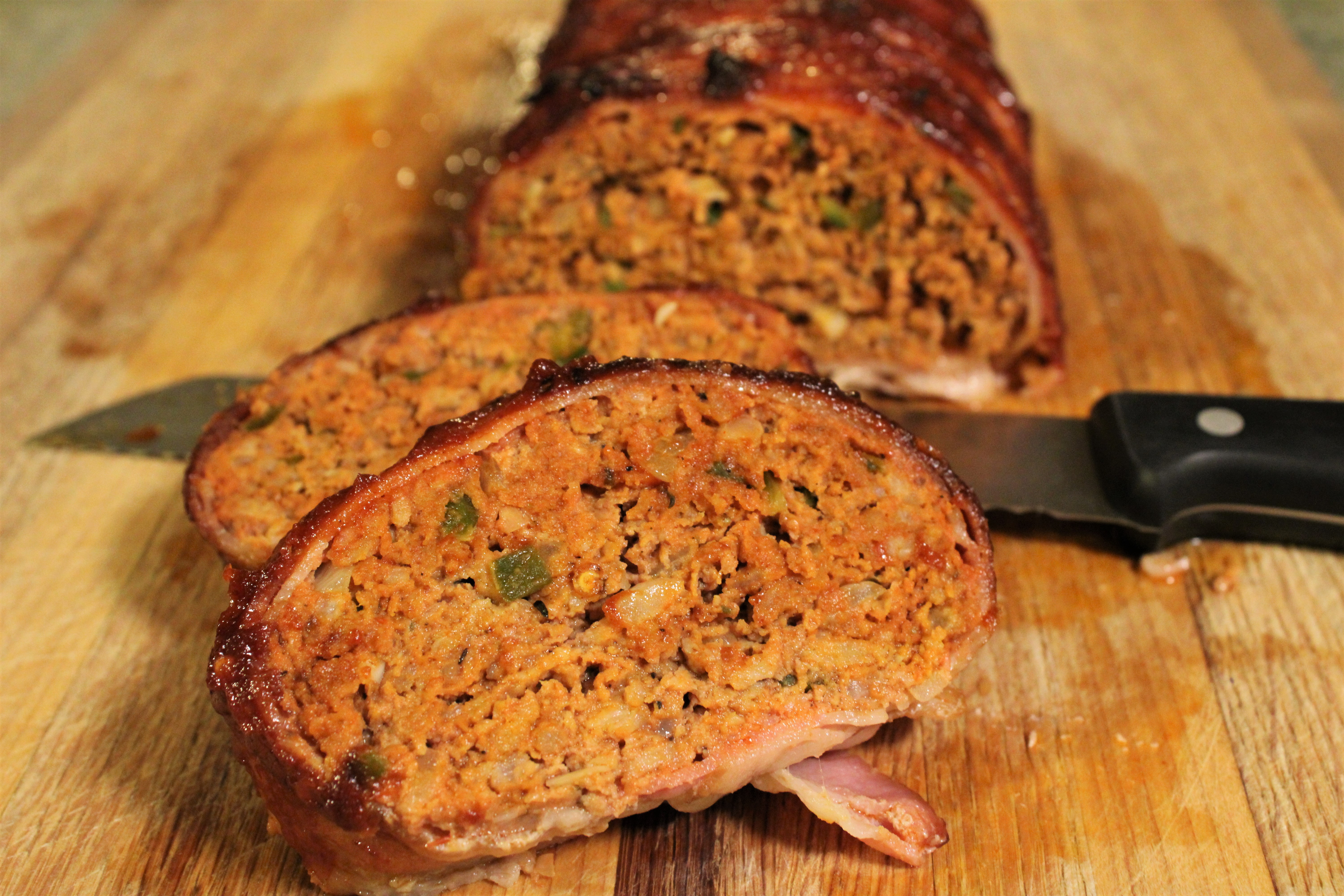 Bacon Wrapped Pork Meatloaf