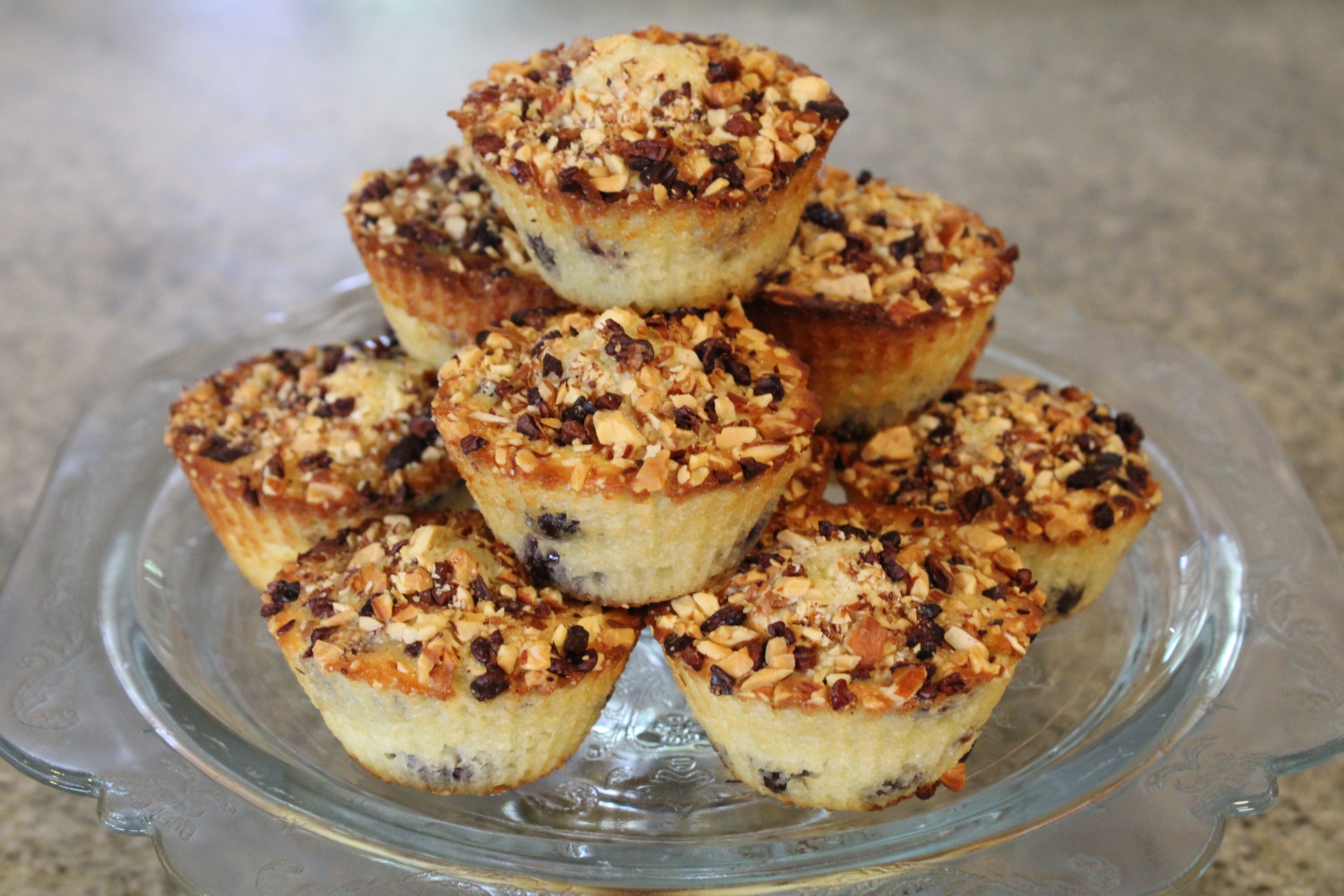 Cherry Chocolate Ricotta Muffins