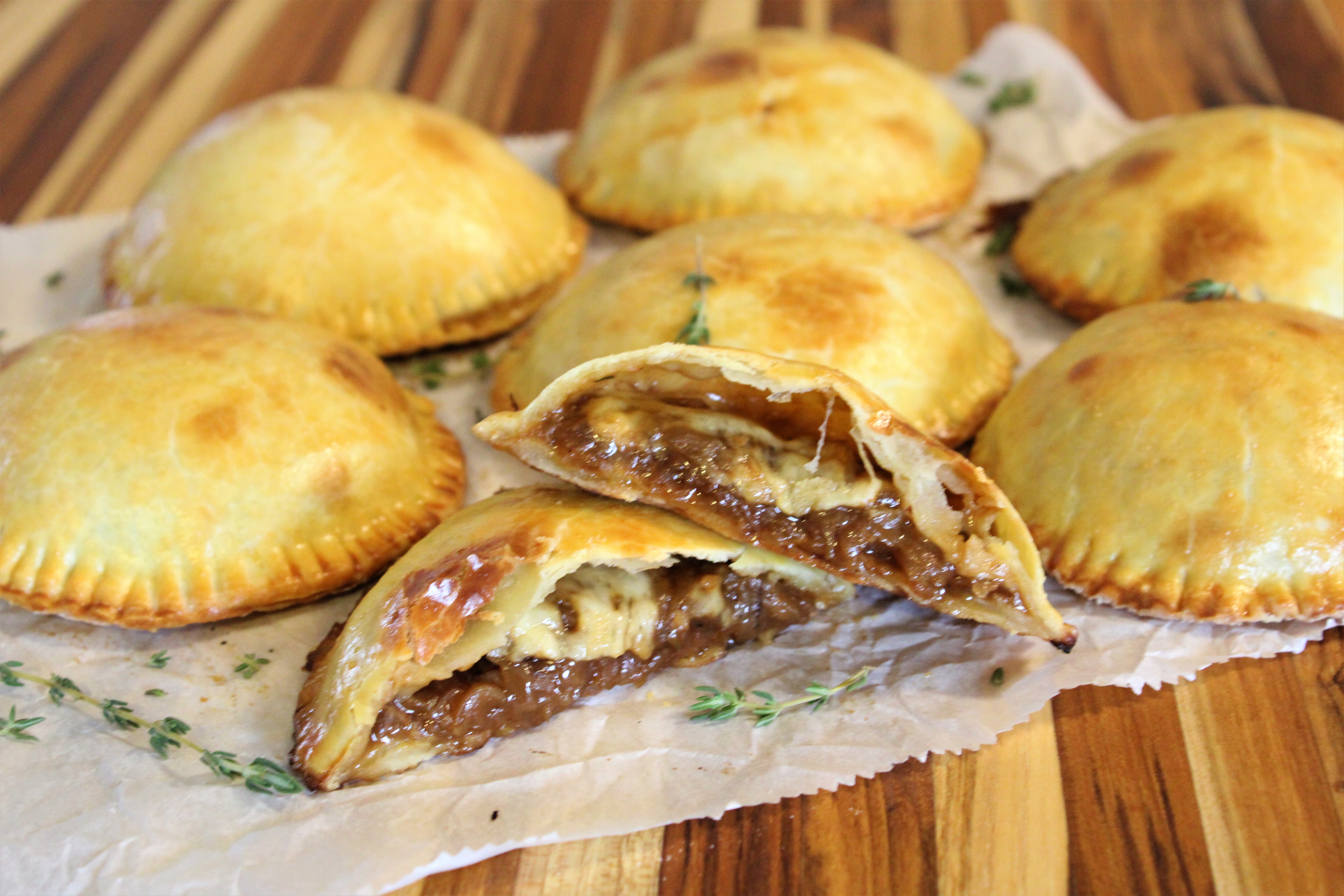 French Onion Hand Pies