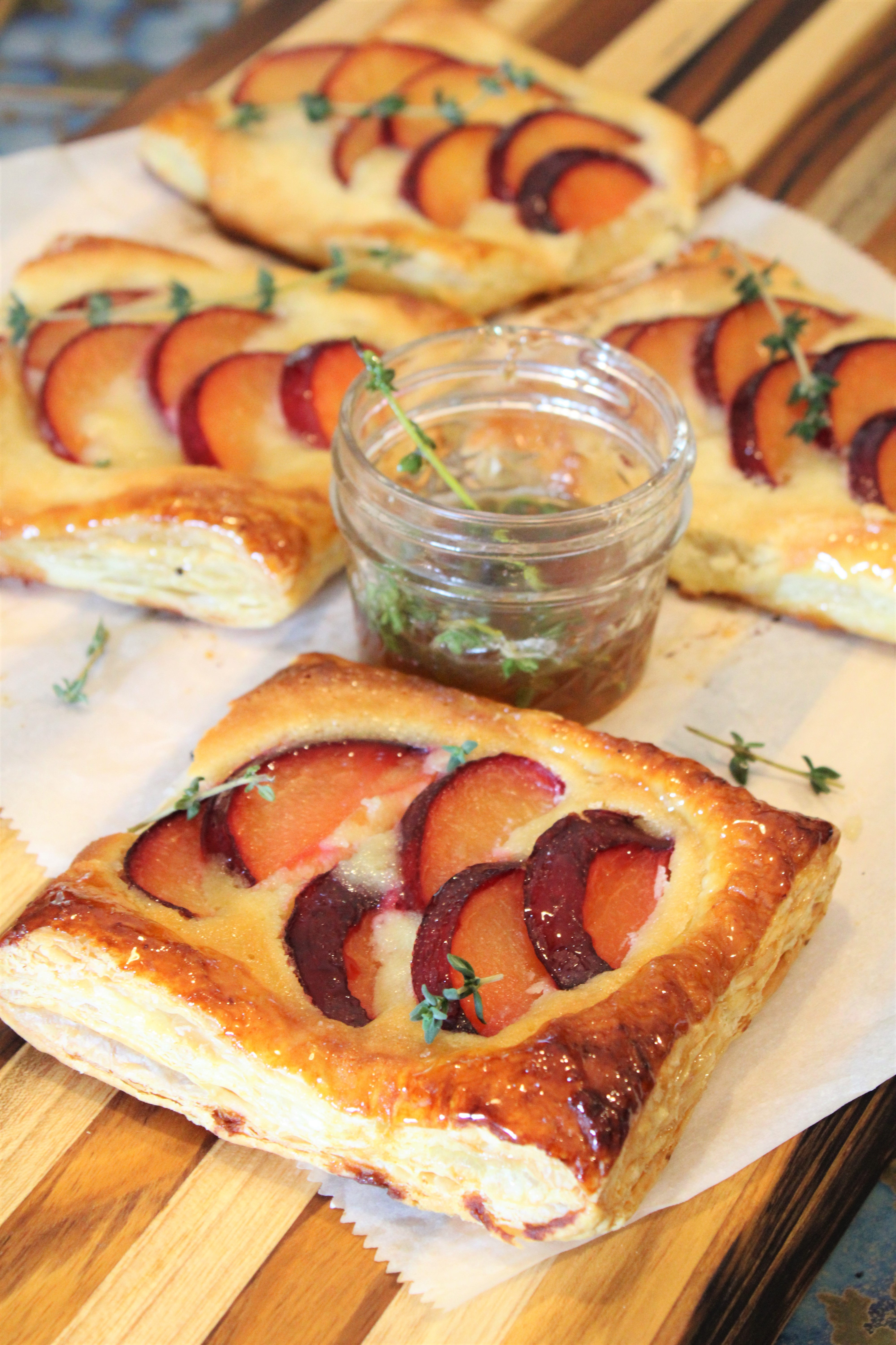 Plum Frangipane Tarts