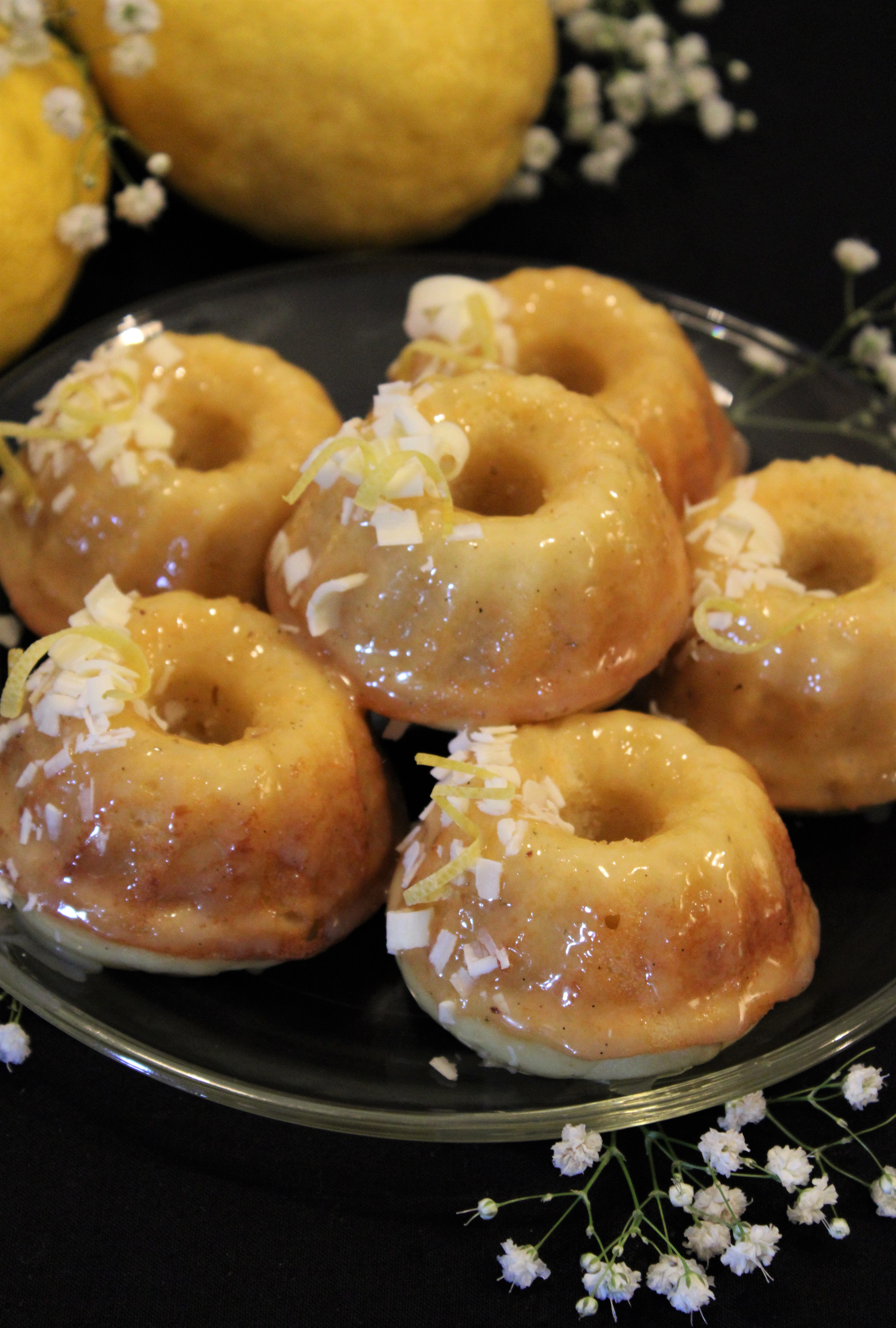 Lemon Chamomile Bundt Cakes