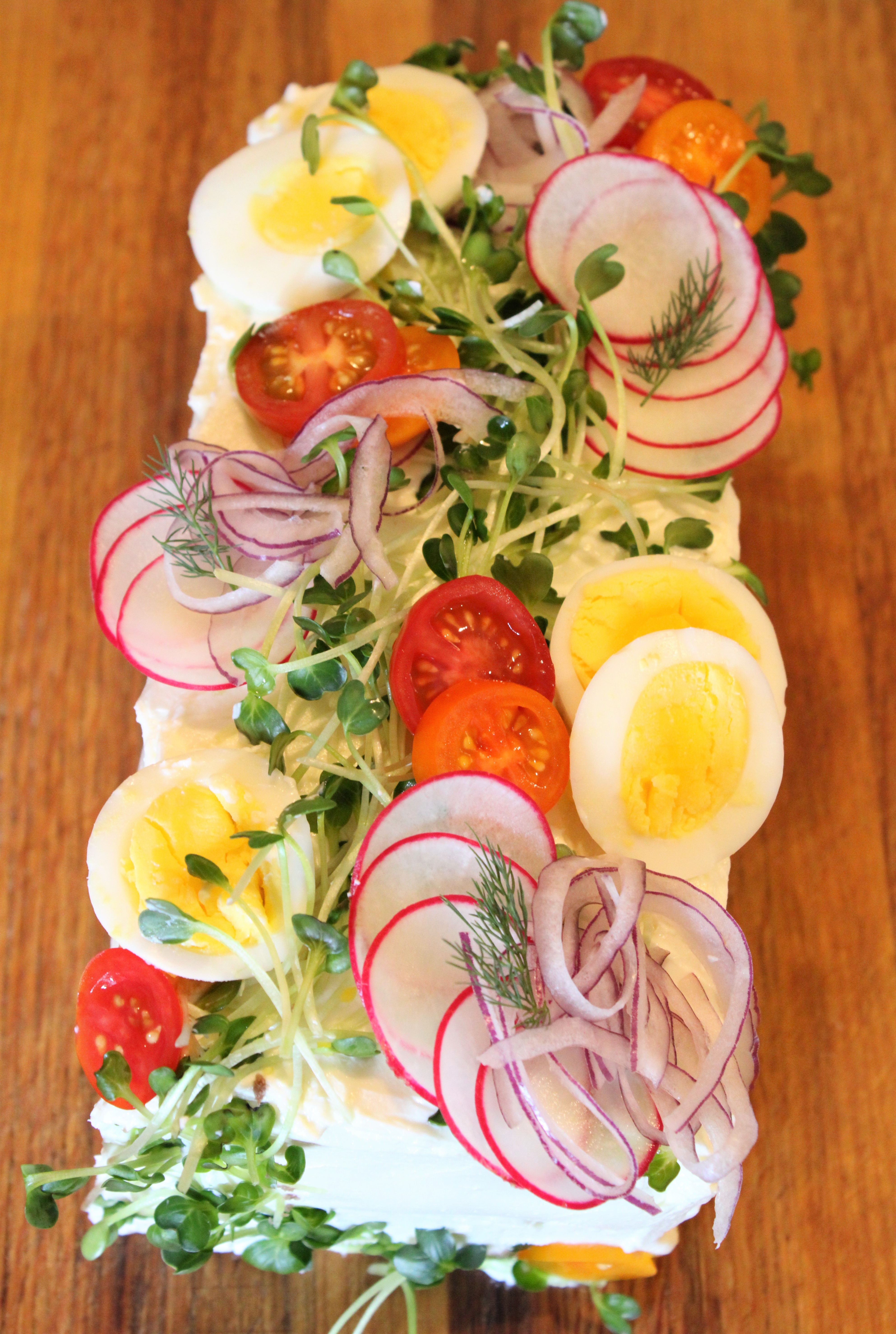 Cured Salmon Sandwich Cake (Smorgastarta)