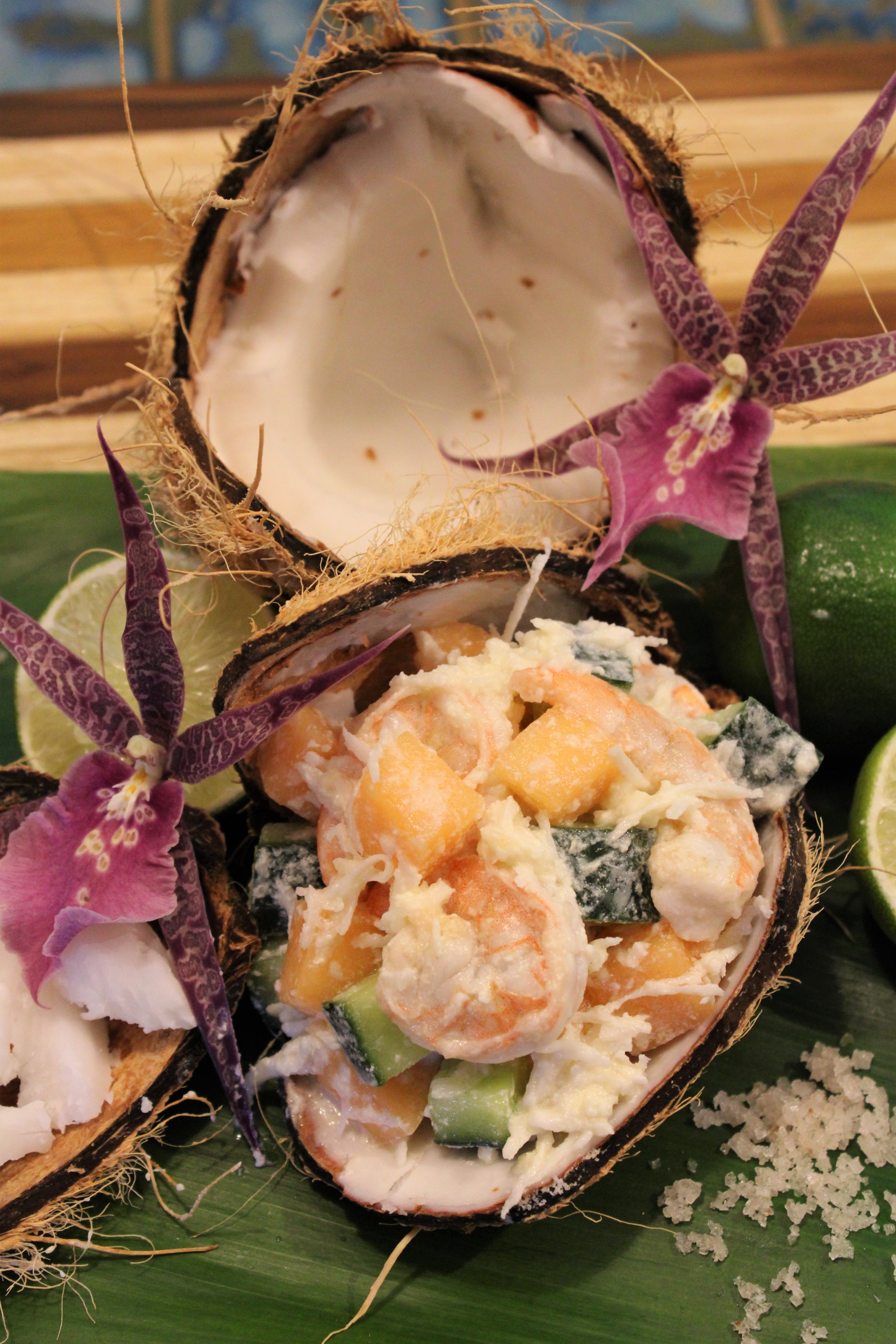 Tahitian Style Shrimp Ceviche