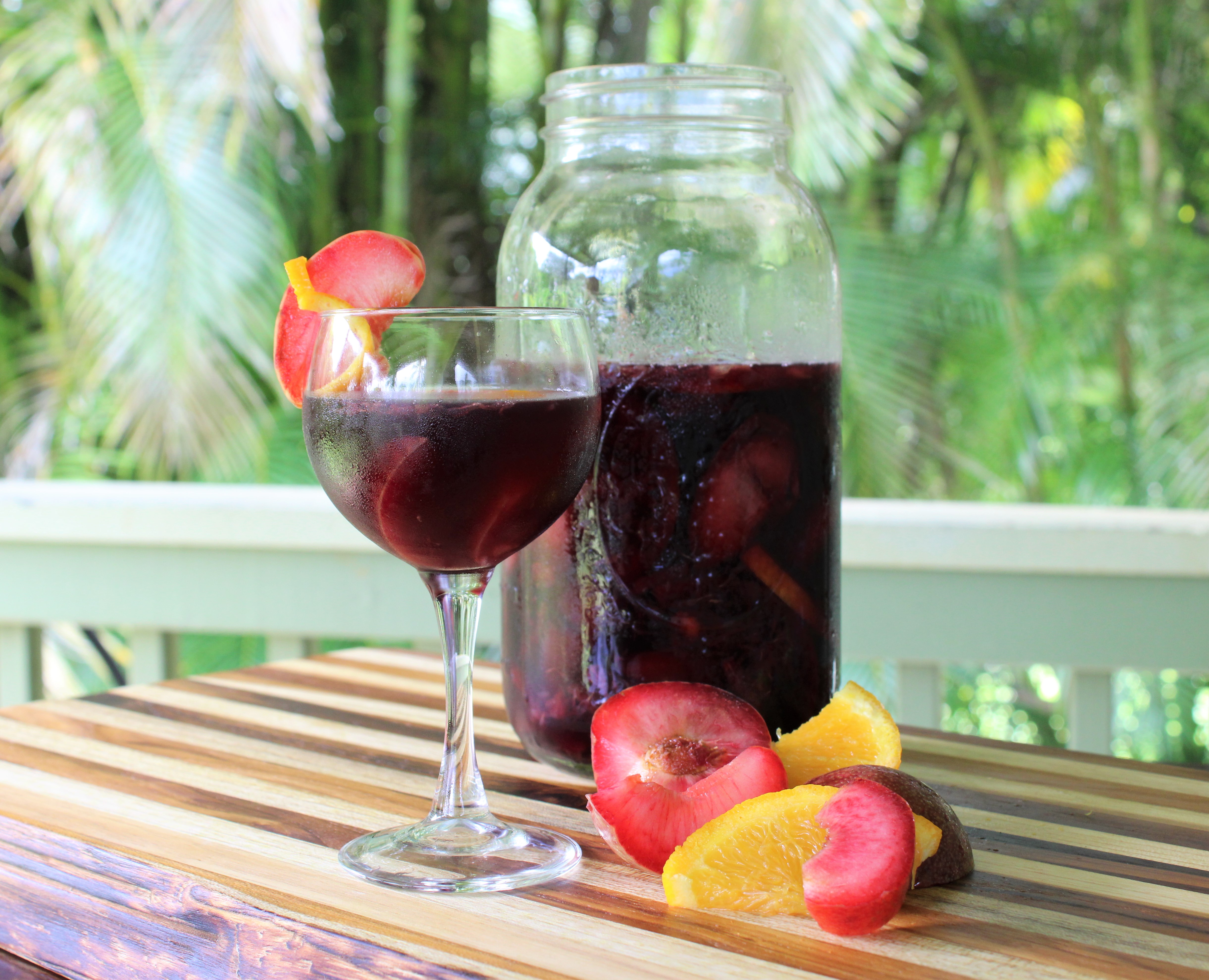 Plumcot Sangria