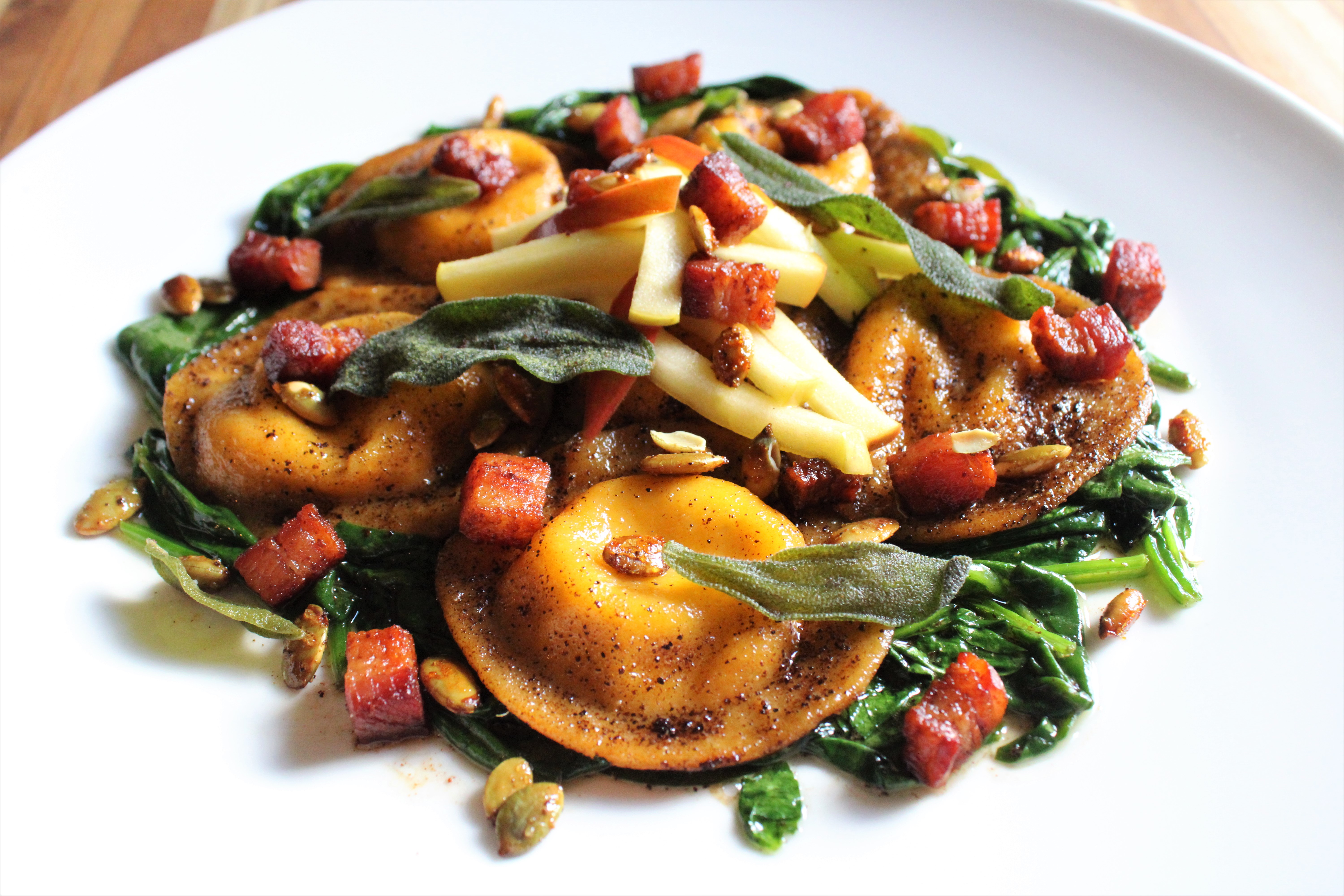 Sweet Potato Ravioli