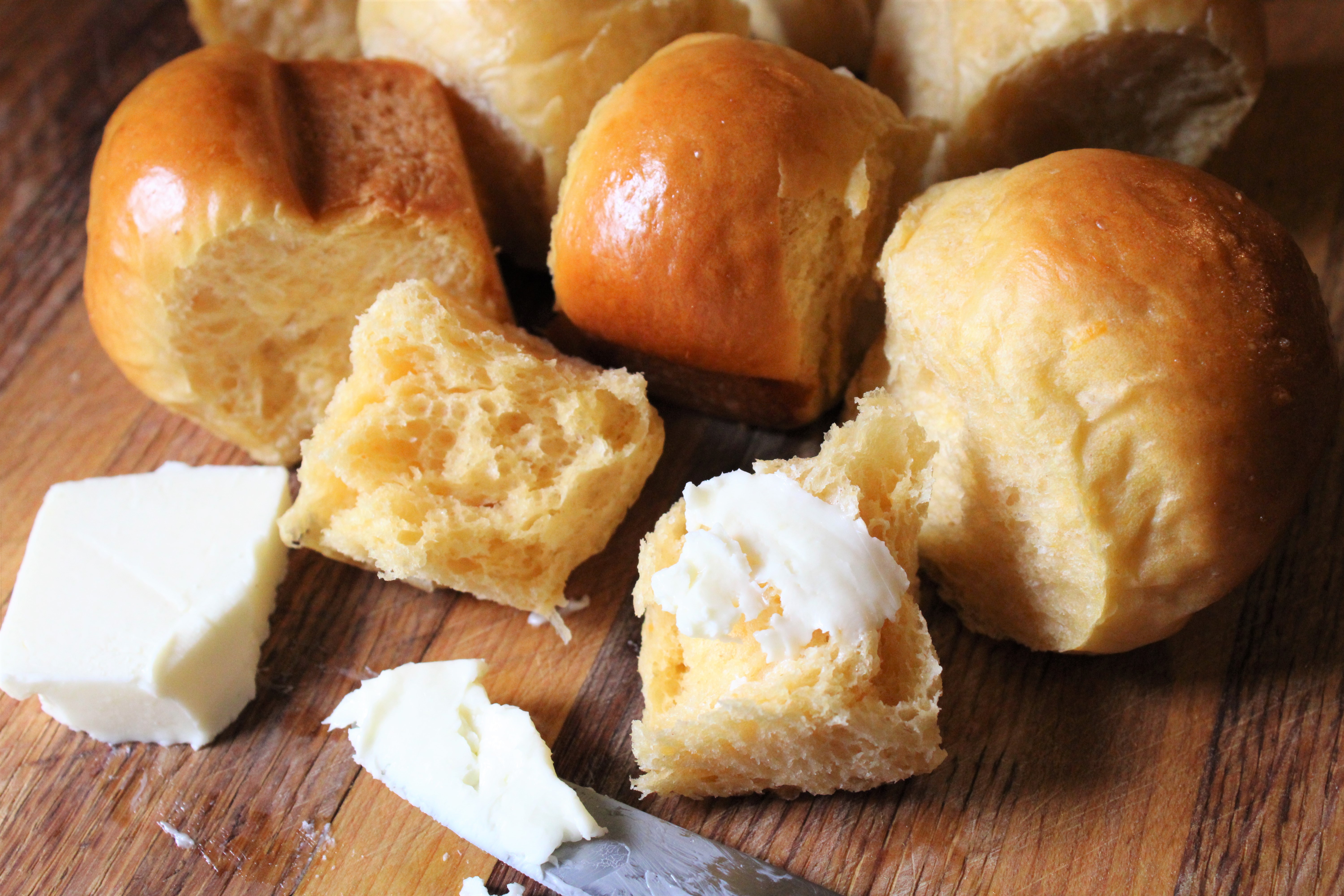 Sweet Potato Dinner Rolls